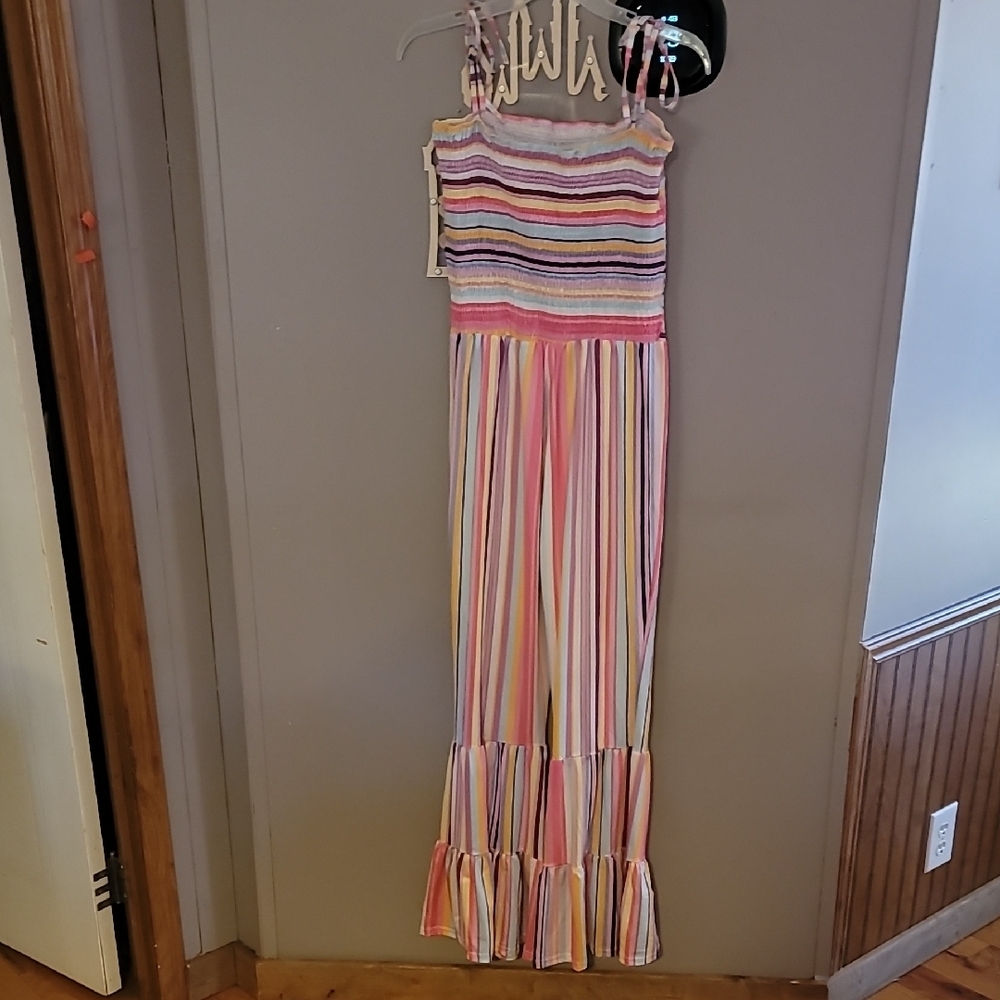 Colorful Striped Jumpsuit